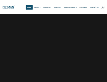 Tablet Screenshot of nipmangroup.com
